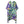 DIONA J FLORAL PRINT KIMONO ONE SIZE COLOR PURPLE
