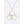 Diona J ABALONE CUBIC ZIRCONIA PENDANT NECKLACE SET RHODIUM
