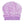 Bonnet Purple Satin Wide Edge Double Layer Women