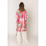 DIONA J FLORAL PRINT KIMONO ONE SIZE COLOR PINK