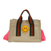 smile bucket cross bag- multi pocket Beige  OS