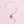 Bracelet Cream Pearl Cherry Red Chain Charm Women