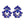 Stud Royal Blue Teardrop Gold Earrings for Women