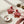 Fringe Red White Bead Bling Cowboy Hat Earrings
