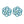 Stud Blue Rose Cutout Small Earrings for Women