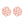 Pink Tea Rose Cutout Small Earrings Stud