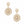 Clip On Brilliant Green Teardrop Crystal Earrings