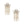 Fringe Gold Spooky Sparkle Ghost Chain Earrings