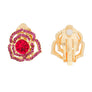 Roseate Whispers Pink  Cutout Dainty Clip-Ons