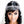 Rhinestone Bridal Headpiece Silver Fringe Women