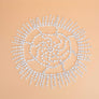 Rhinestone Bridal Headpiece Silver Fringe Women