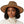 Fedora Camel Brown Leopard Print Hat