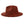 Fedora Rust Orange Leopard Print Hat