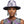 Fedora Purple and White Graffiti Tie Dye Hat