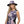 Fedora Purple and White Graffiti Tie Dye Hat