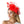 DST Red Flowers Derby Tilt Feather Fascinator