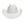 Cowboy Hat White Glittery Silver Rodeo Style