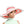 Straw Hat Vogue Pink White Striped Wide Brim Hat