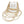 Pearl Jumbo Matte Gold 10 Strand Long Necklace