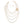 Timeless Grace: Cream Pearl Brooch Necklace Set