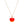 Pendant Cherry Drop Orange Red Gold Chain Necklace