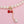 Charm Cream Pearl Cherry Red Heart Necklace Women