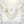 Cream Pearl Floral Detail 4 Layer Chunky Necklace