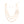 Timeless Opulence: Cream Pearl Layered Necklace Set with Crystal Infinity Ring