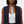 Choker Boss Lady White Mesh Bling Tie Necklace