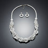 Long White Wood Bead Earthy Energy Necklace