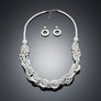 Long White Wood Bead Earthy Energy Necklace