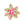AKA Pointed Flower Pink Green Crystal Brooch