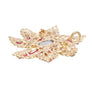 AKA Pointed Flower Pink Green Crystal Brooch