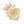 Nefertiti's Gilded Bloom: XL Gold Rose Brooch