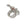 Cocktail Spooky Sparkle Silver Spider Stretch Ring