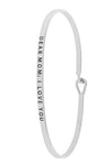 Diona J Dear Mom - Iloveyou Bangle Bracelet for Mother's Day Gift Jewelry