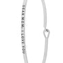 Diona J Dear Mom - Iloveyou Bangle Bracelet for Mother's Day Gift Jewelry