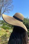 FASHION STRAW WIDE BRIM FLOPPY SUN HAT