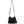 DIONA J WOMEN'S LEATHER STYLISH CHIC FRINGE CURVE CROSSBODY BAG COLOR BLACK