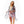 DIONA J AZTEC PRINTED KIMONO ONE SIZE COLOR ORANGE/BLUE
