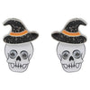 Halloween Skull with Trick or Treat Earring