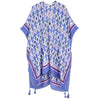 DIONA J TILE PRINT KIMONO ONE SIZE COLOR BLUE