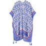 DIONA J TILE PRINT KIMONO ONE SIZE COLOR BLUE