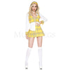 Clueless School Girl 4 Pc Plaid Women’s Halloween Cosplay Costume Set Sz XL