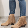 Legend Women's Fringe Cowboy Western Ankle Boots