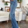 Judy Blue Full Size Mid-Rise Waist Straight Jeans