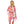 DIONA J TIE DYE FASHIONABLE KIMONO COVER UP CARDIGAN ONE SIZE COLOR PINK