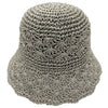 DIONA J STRAW BUCKET HAT ONE SIZE COLOR GRAY