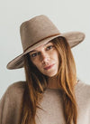 SUEDE VEGAN PANAMA HAT