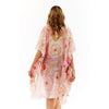 DIONA J MULTI PRINTED KIMONO ONE SIZE COLOR PINK
